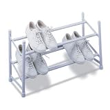 WHITE EXPANDABLE SHOE RACK