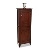 Facets Tower Cupboard by Leick Furniture (Merlot) (51"H x 18"W x 12"D)