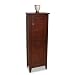 Facets Tower Cupboard by Leick Furniture (Merlot) (51H x 18W x 12D)