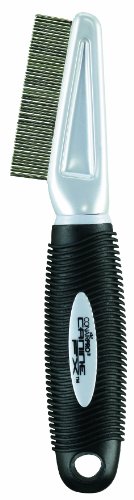 Conair Canine FX Flea Comb - Dog Professional Grooming - Silver Black