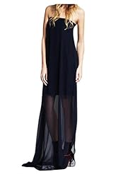 Sexy Strapless Chiffon Party Dress 