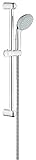 Grohe 26077EN0 New Tempesta Hand Shower and Slide Bar, Brushed Nickel [並行輸入品]