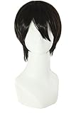 MapofBeauty Men's Short Straight Wig Cosplay Costume Wig