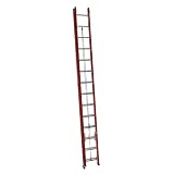 Werner D6228-2 300-Pound Duty Rating Fiberglass Flat D-Rung Extension Ladder, 28-Foot