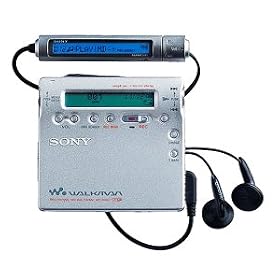 Sony MZ-R900S Recordable MiniDisc Walkman - Silver