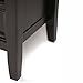 SIMPLIHOME Bedford SOLID WOOD Universal TV Media Stand, 53.9 inch Wide, Living Room Entertainment Center, Storage Cabinet with Glass Doors, for Flat Screen TVs up to 60 inches in Dark Tobacco Brown