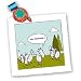 Londons Times Funny Animals Cartoons - Ugly Goat Gossip - Quilt Squares