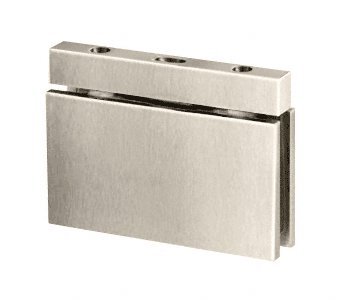 CRL Brushed Nickel New York Glass-to-Header Top Mount Shower Door Pivot Hinge by CR Laurence