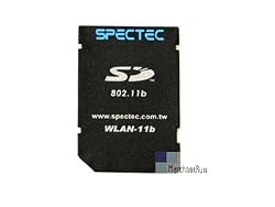 SPECTEC SDIO Wireless LAN Networking Card WLAN 802.11b, Internet Connection for PDAs, Notebooks and PCs