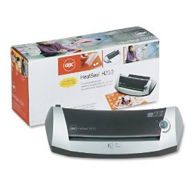 Click here to buy HeatSeal H210 Personal Laminator, 15-3 4w x 6-7 8d x 4-5 8h, Silver GBC1702540 by Quartet Manufacturing. Co..