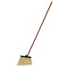 Carlisle 3686500 Duo-Sweep Medium Duty Flagged Angle Broom, Flare Polypropylene Bristles, 56" Overall Length x 12" Width