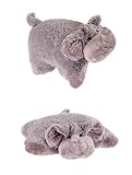 My Pillow Pets Nutty Elephant - Large (Grey with Blue)