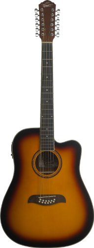 Oscar Schmidt OD312CETS 12-Strings Tobacco Sunburst