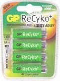 GP 2100mAh AA ReCyko Rechargeable Ni-Mh Batteries 4 Pack