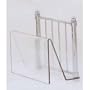 Allied Brass FLOOR MAGAZINE RACK MR-3-PC