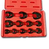 12 Piece 3/8in. Dr. SAE Crowfoot Wrench Set
