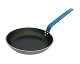 Review De Buyer  / De Buyer, Aluminium, Round Non Stick Frypan, Blue Handle, 28x4 cm