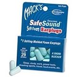 Macks safe sound soft foam earplugs -10 pair