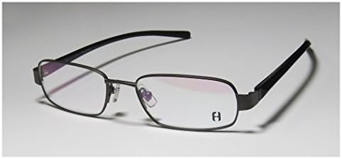 FreudenHaus Gamma Mens Designer Full-rim Eyeglasses/Glasses (53-18-140, Gray / Black)