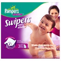 Pampers Swipers Baby Wipes Refills - 180 Wipes