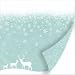 SEI - Winter Song Collection - 12 x 12 Double Sided Glittered Paper - Snow Globe