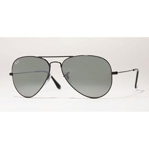 Ray-Ban 3025 Aviator Black Designer Sunglasses - 3025 002 37 55 14 135