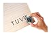 SEE AND STAMP TRANSPARENT STAMPS Alphabet & Numbers Set