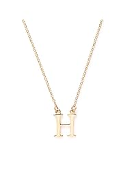Marie Todd 18k Gold Vermeil Letter "H" Necklace