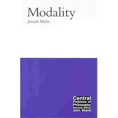 Modality (Central Problems of Philosophy)