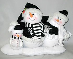 Chicago White Sox Table Top Snow Family