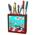 Londons Times Funny Food Coffee other Digestibles - Coffee, Hold The Cow Please - Tile Pen Holders-5 inch tile pen holder Discounts