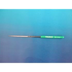 【クリックで詳細表示】TRUSCO ダイヤモンドヤスリ 精密用 10本組 角 GS-10-K(10ポングミ)(P)