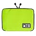 BAGSMART Electronic Organizer Travel Cable Organizer Portable Electronics Accessories Bag for Cords, USB, Green