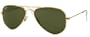 Ray Ban Sunglasses Aviator Small Metal RB3044 L0207 Arista/Crystal Green, 52mm