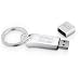Personalized 1 Gb Silver Usb Key Chain Gift