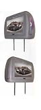 Gryphon MV-PL920DVD-G 9.2 Inch Replacement Headrest With DVD - Gray