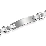 8.25 Men's Titanium Id Bracelet