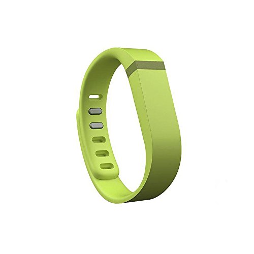 i-smile® 1pc Small Lime Sport Wristband Accessory with Metal Clasps for Fitbit Flex (No Tracker, Replacement Bands Only)