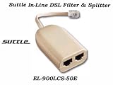 Suttle In-Line DSL Filter & Splitter - 1 Line - 2 Outputs