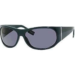 Hugo Boss 0334/S Men's Oval Full Rim Designer Sunglasses - Green/Dark Green