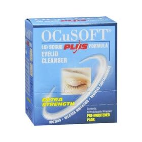 Click here to buy OCuSOFT Lid Scrub Plus Formula Eyelid Cleanser Extra Strength Pads 30EA by Medchoice.