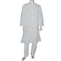 World Apparel White Cotton Embroidered Kurta Pajama Chest : 44 (chgkp119a)