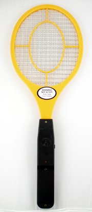 3-layer Portable Electric Power Bug, Fly, Mosquito, Spider Swatter/zapper