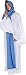 Long Sleeve Mary Passion Play Nativity Tunic with Shoulder Scarf