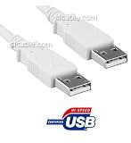 USB 2.0 Cable Type A Male to Type A Male 15 ft