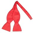 Forzieri Polkdot Silk Self-tie Bowtie Red