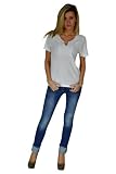 Indie Boho Tunic Embroidered Casual Career Top , White