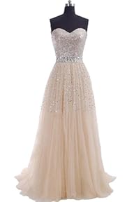 VILAVI Women’s A-line Sweetheart Long…