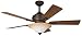 54 Meredith Distressed Black Ceiling Fan