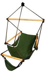 Hammock Chair Forest Green/Wood